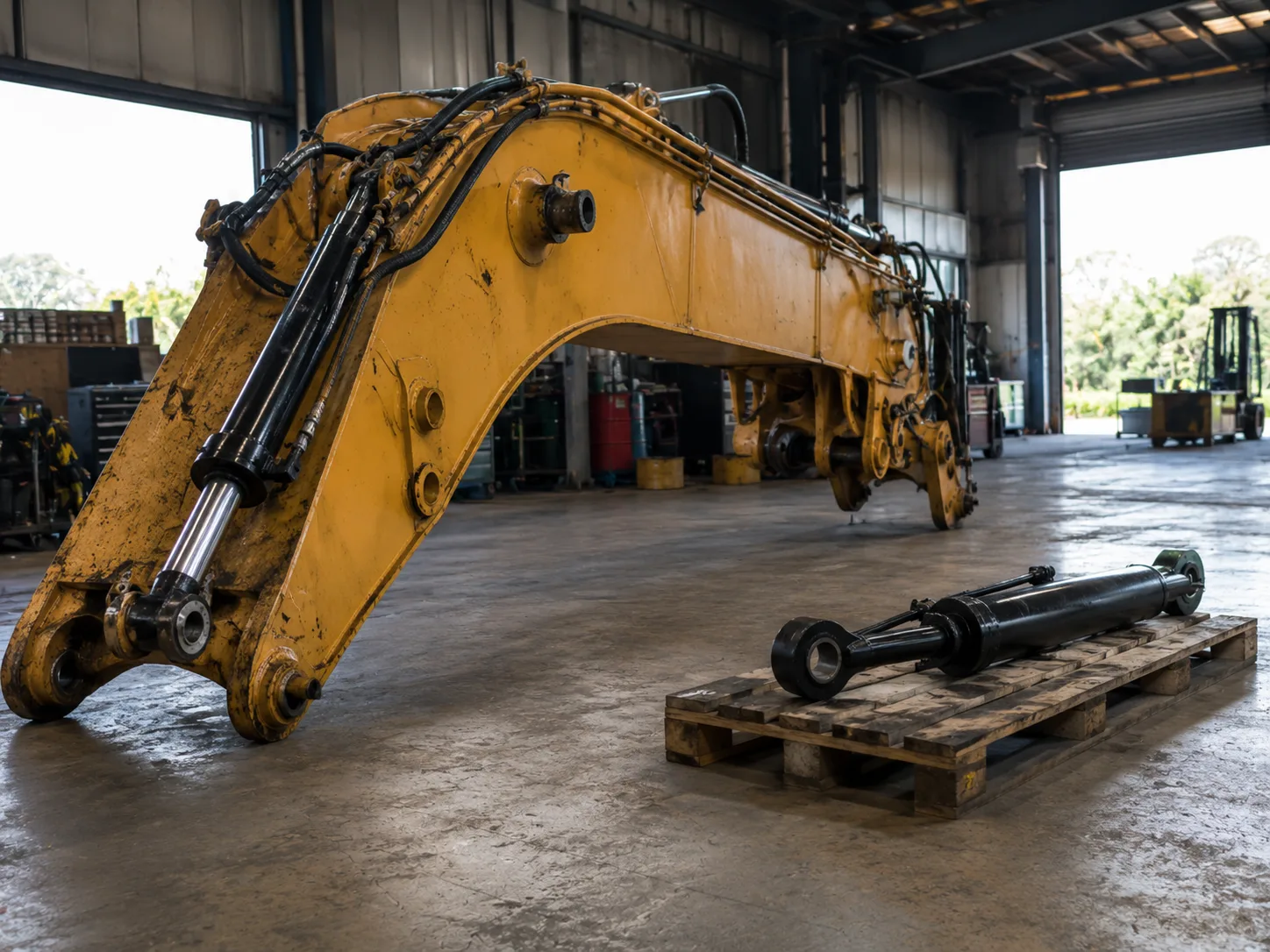 How to Identify a Hydraulic Cylinder When the Nameplate or Drawing Is Missing 2 Excavator Cylinder Context