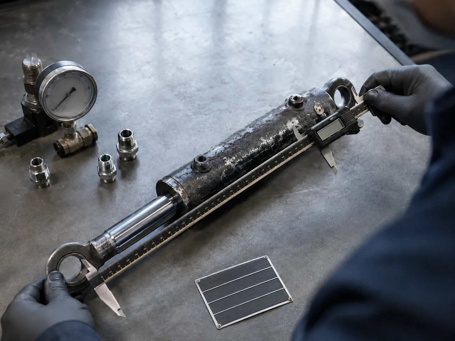 Replacement Hydraulic Cylinders: How to Choose the Right Fit for Old Equipment 2 Measuring Pin Length