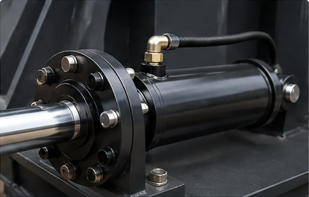 02-flange-mount-double-acting-hydraulic-cylinder