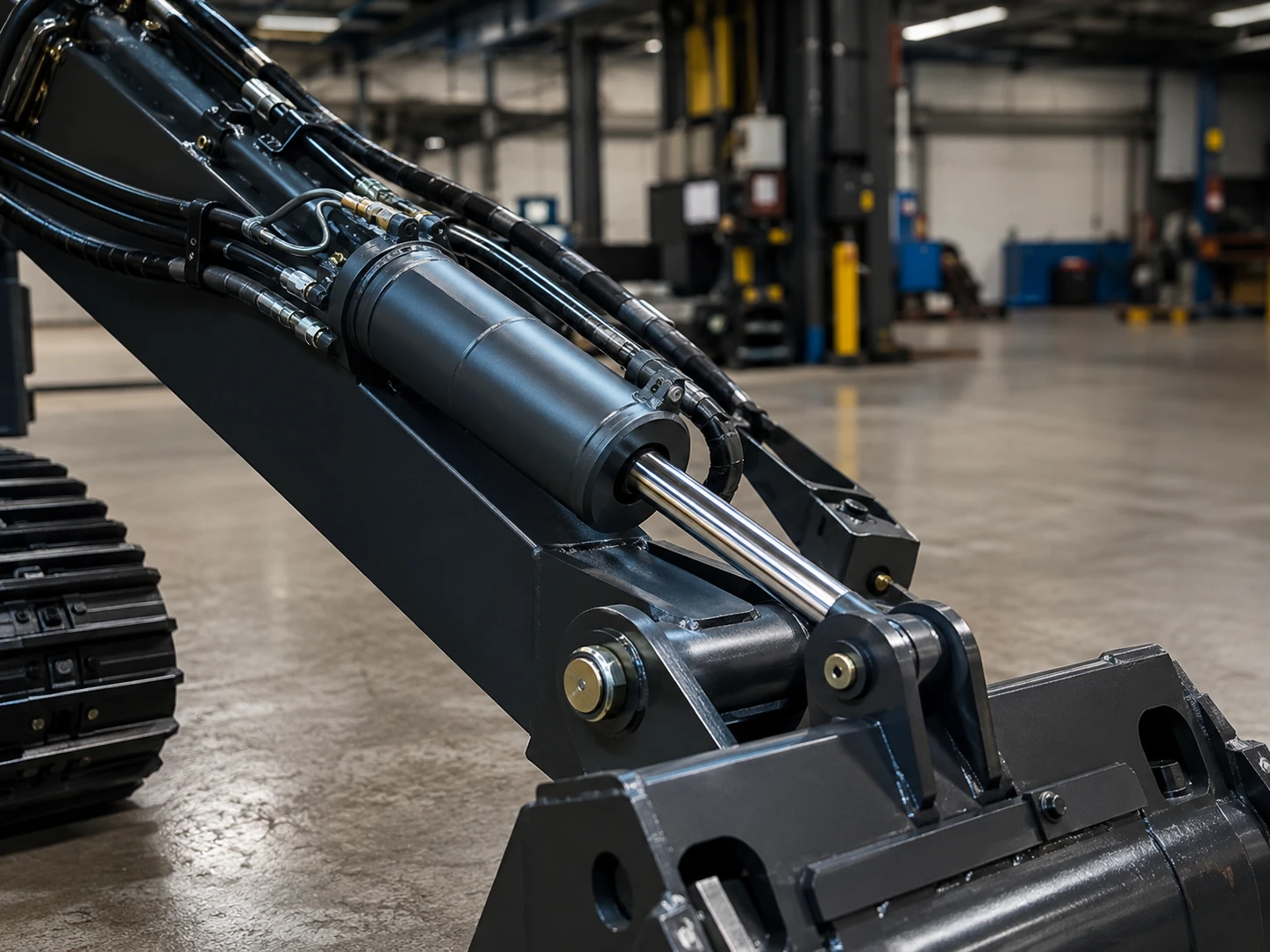 Hydraulic Cylinder System Basics for Equipment Designers and Buyers 2 Cylinder Installed In Linkage