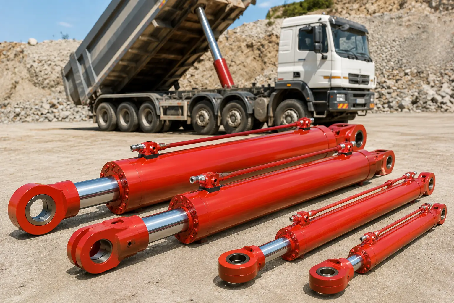 Tractor Hydraulic Cylinders 5 Dump Truck Hydraulic Cylinder