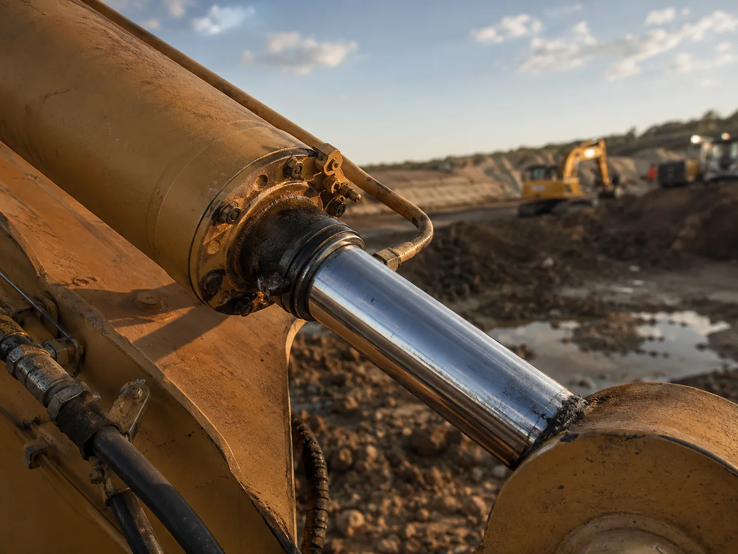 Working Pressure of Hydraulic Cylinders: How to Avoid Overdesign and Failure 2 Excavator Boom Cylinder