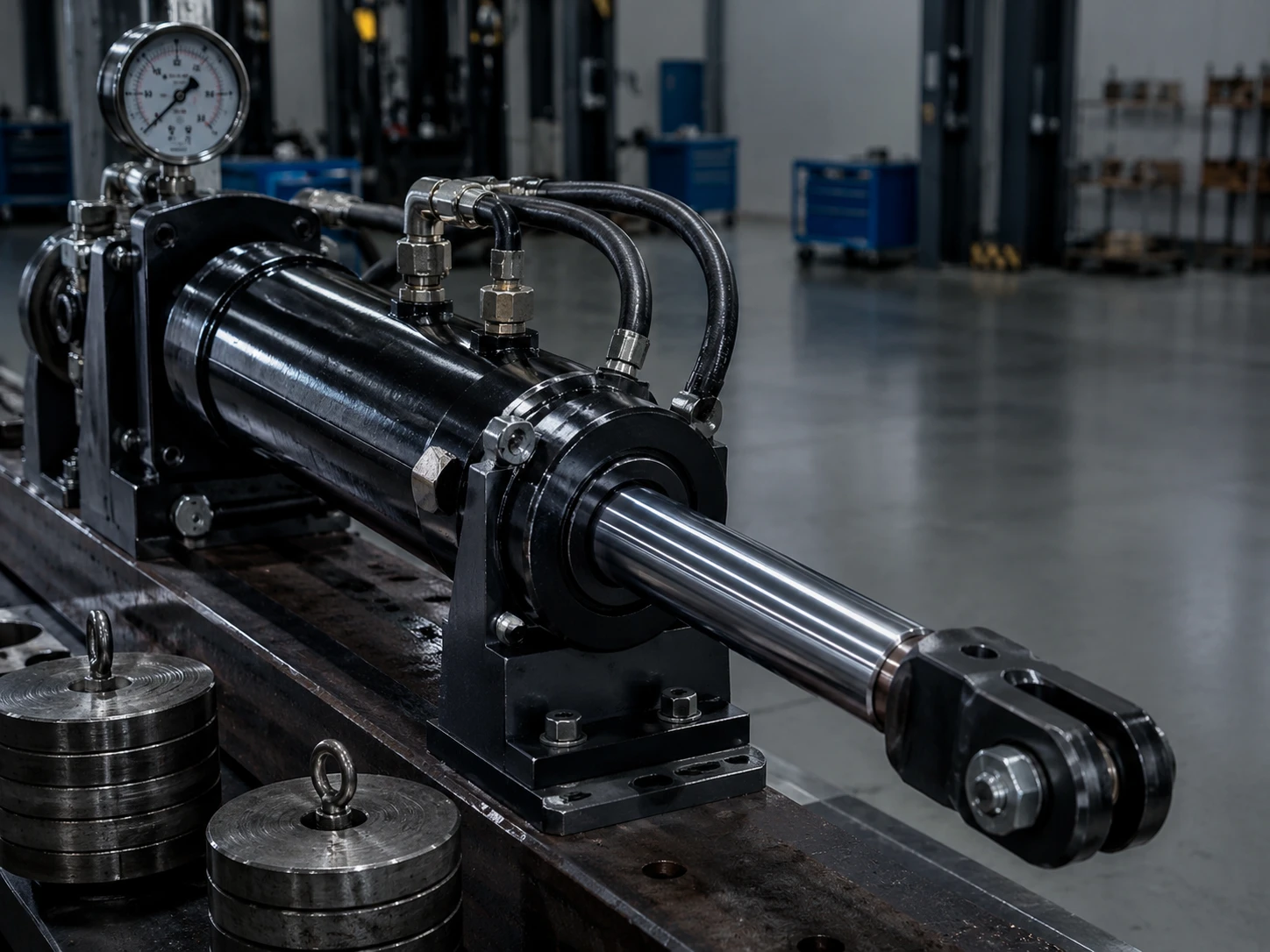 How to Calculate Hydraulic Cylinder Pressure for a Required Load 1 Hydraulic Cylinder Load Test