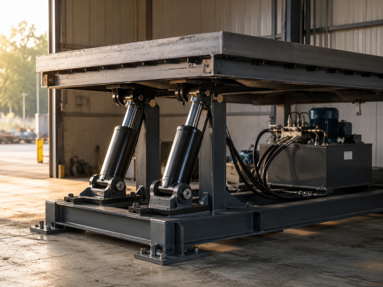 How to Size a Hydraulic Cylinder: Bore, Rod Diameter, Stroke, and Mounting Checks 3 Industrial Lift Installation