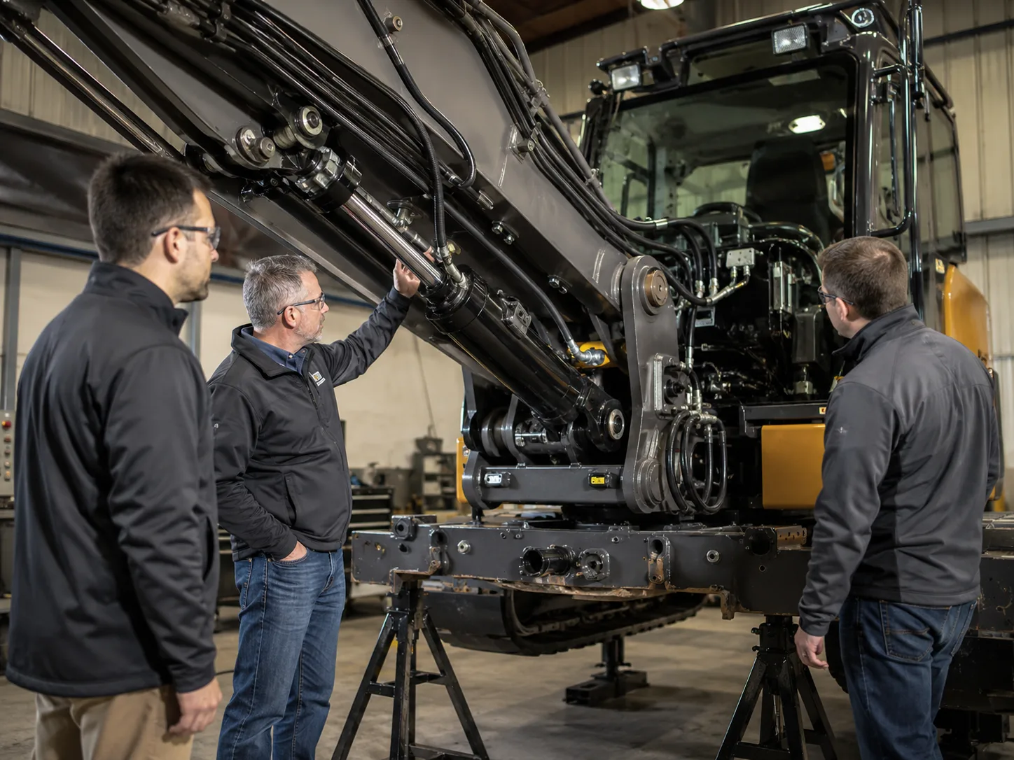 How to Choose a Hydraulic Cylinder: A Practical Buying Guide for OEM and Replacement Buyers 2 Machine Installation Check