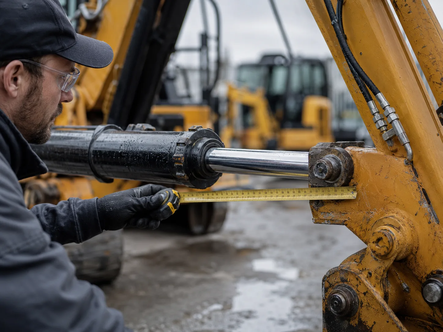 Hydraulic Cylinder vs Hydraulic Ram: What Buyers Should Know Before Replacement 2 Measuring Installed Stroke
