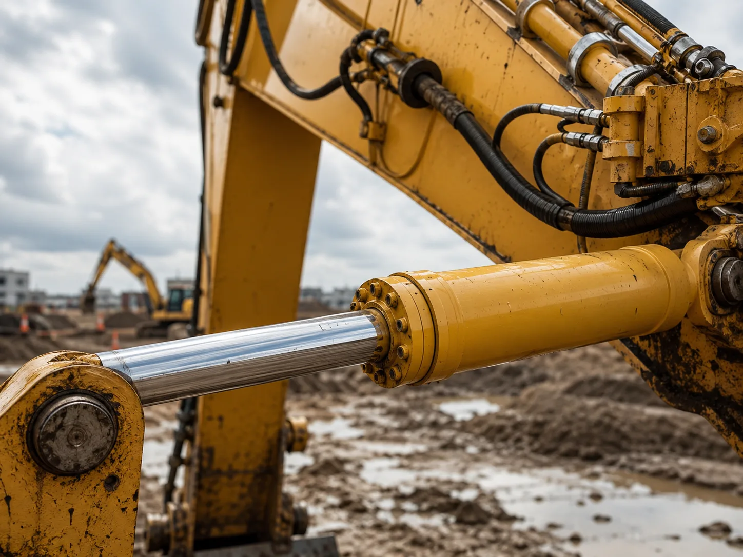Function of Hydraulic Cylinders in Hydraulic Systems and Mobile Equipment 1 Mobile Excavator Cylinder