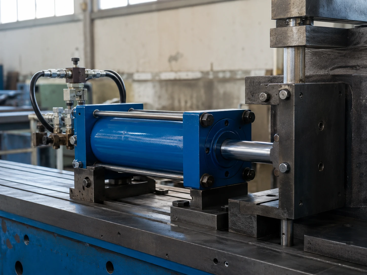 Ram Cylinder vs Piston Cylinder: Differences for Lifting and Pressing Applications 2 Piston Cylinder Press Fixture