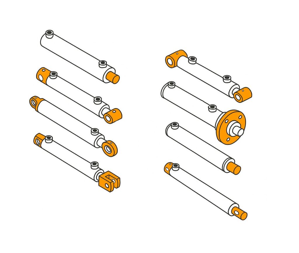 Tie Rod Hydraulic Cylinders Mounting Options