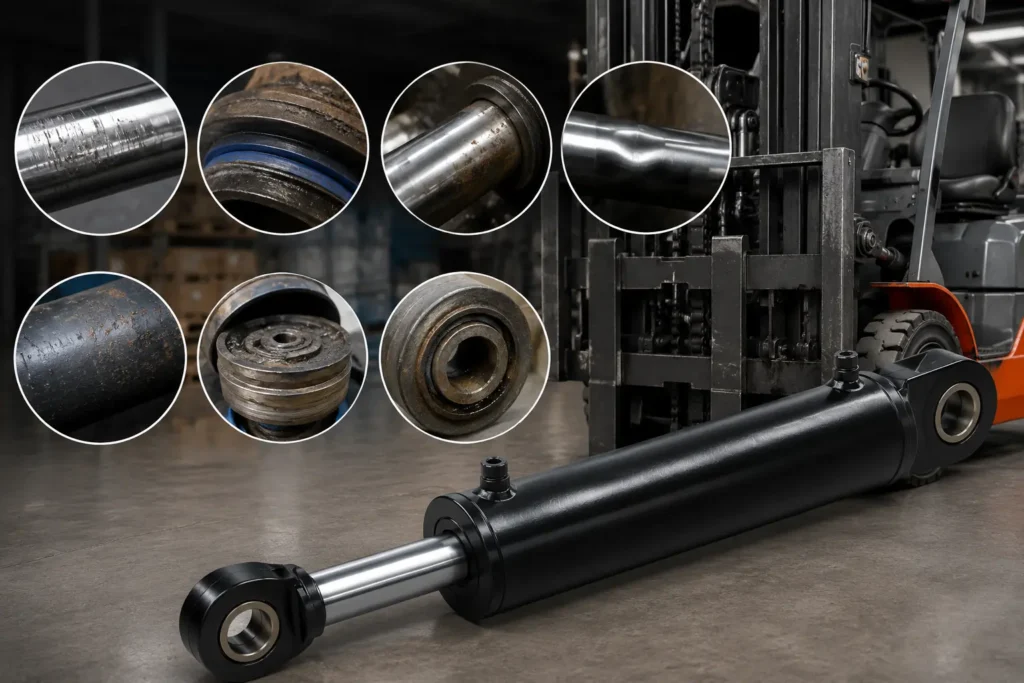 Why Forklift Hydraulic Cylinders Fail？ Forklift Hydraulic Cylinders