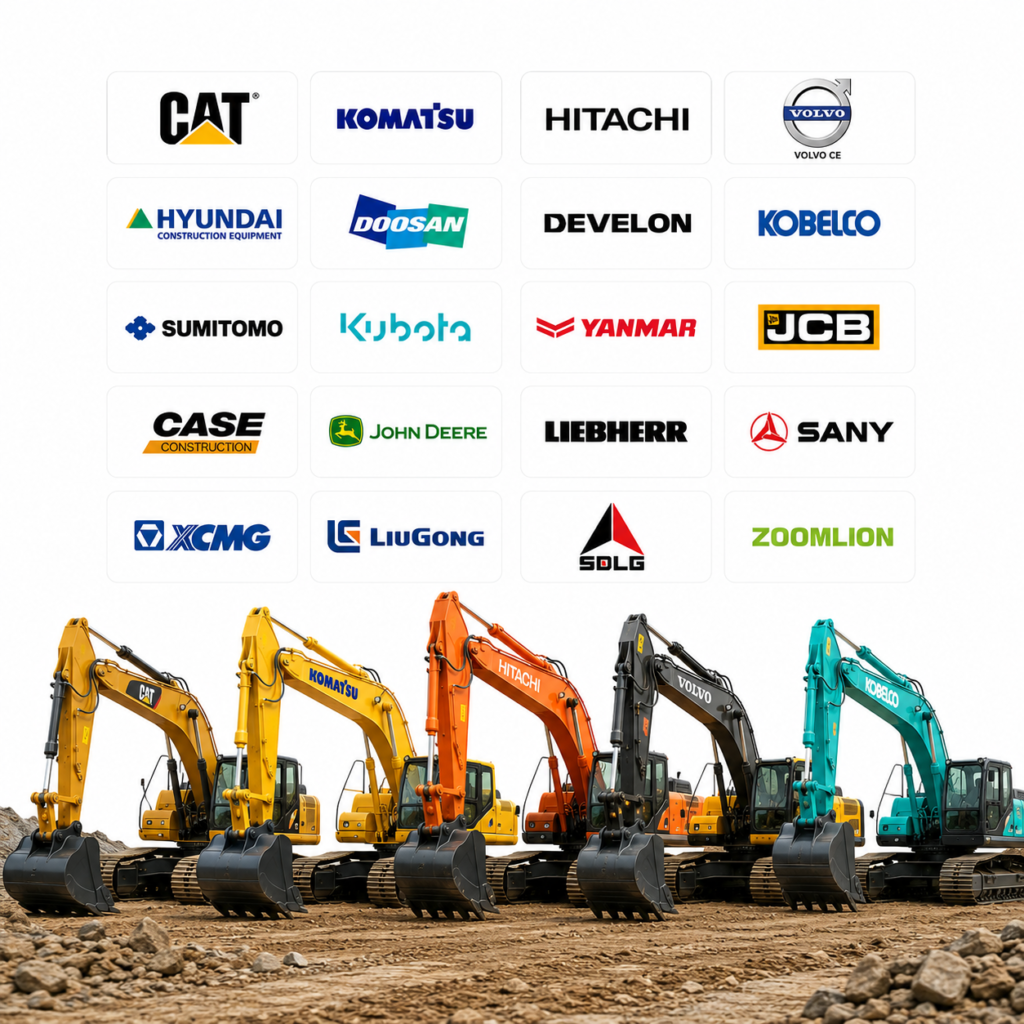 global Leading Excavator Brands