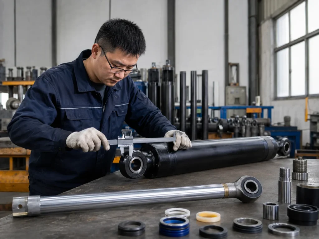 replacement elevator hydraulic cylinder measurement Elevator Hydraulic Cylinder