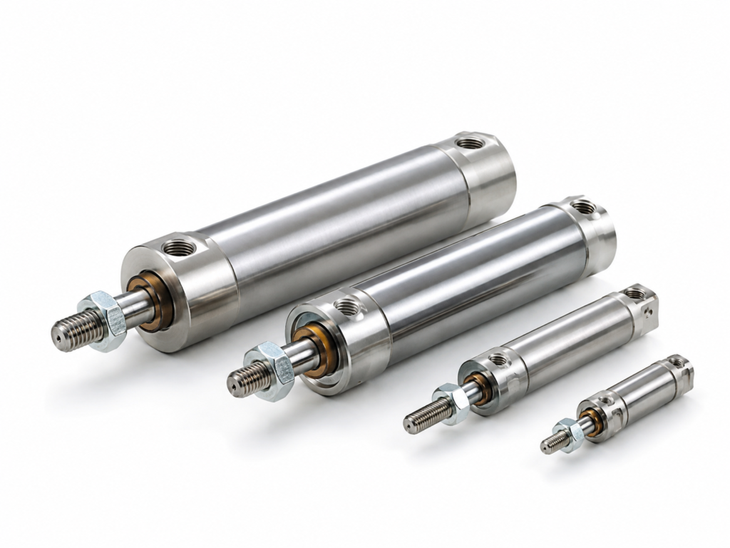 Custom small and mini hydraulic cylinders