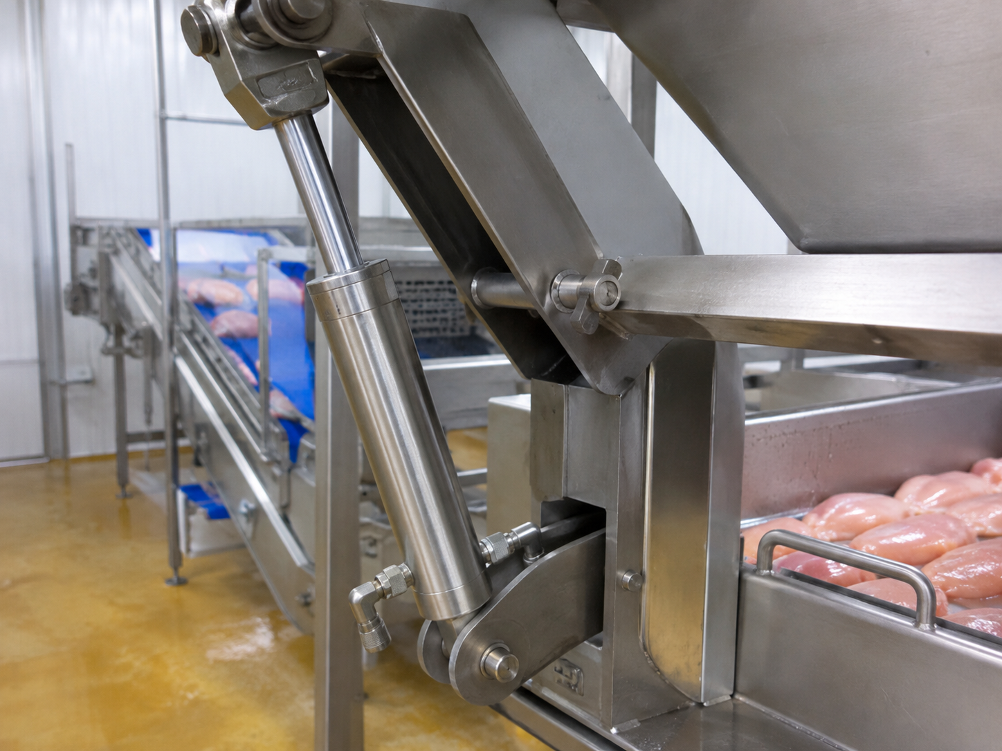 Stainless Steel Hydraulic Cylinder 19 Food Processing Equipment Stainless Steel Hydraulic Cylinder