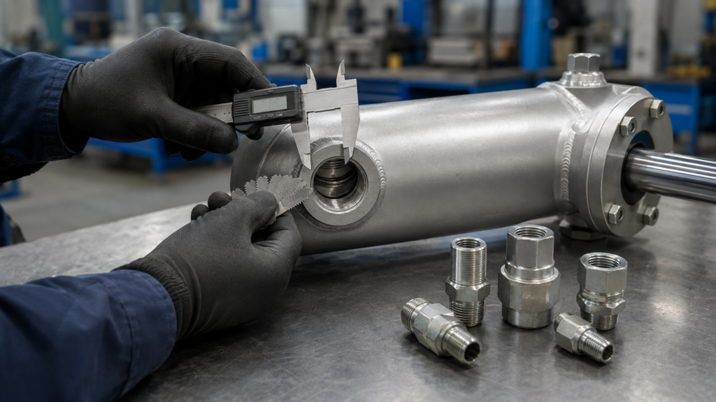 How to Choose the Right Hydraulic Cylinder Port Thread? 1 Hydraulic Cylinder Port Thread