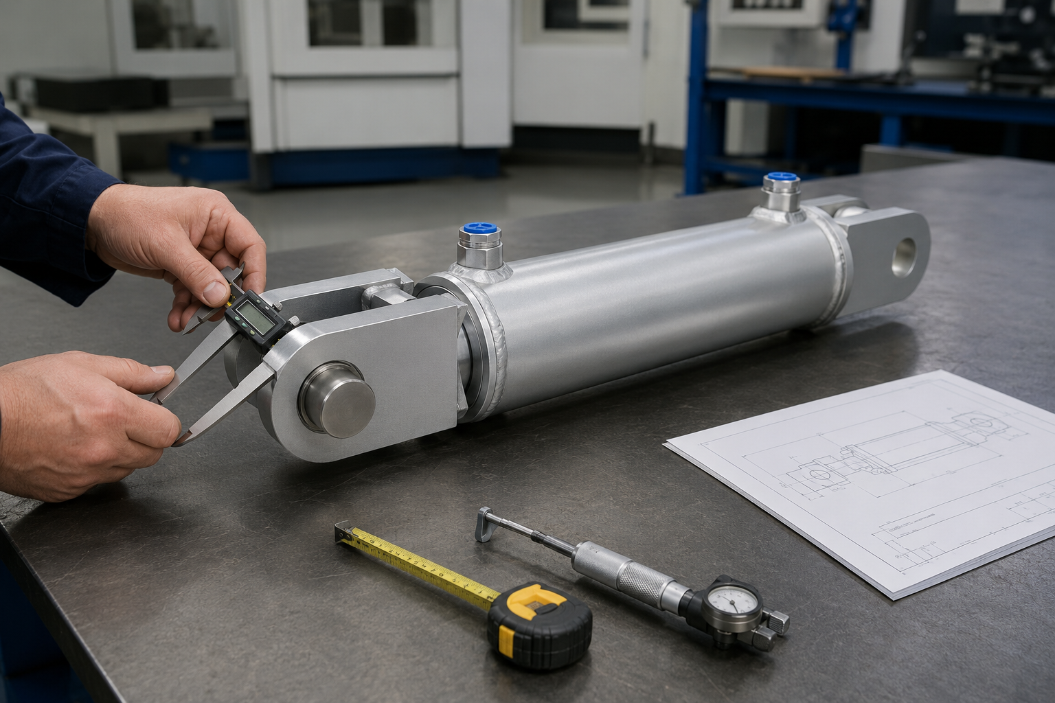 10 Hydraulic Cylinder Buying Mistakes That Cost OEM Buyers Time and Money 1 Hydraulic cylinder purchasing mistakes prevented by dimensional inspection