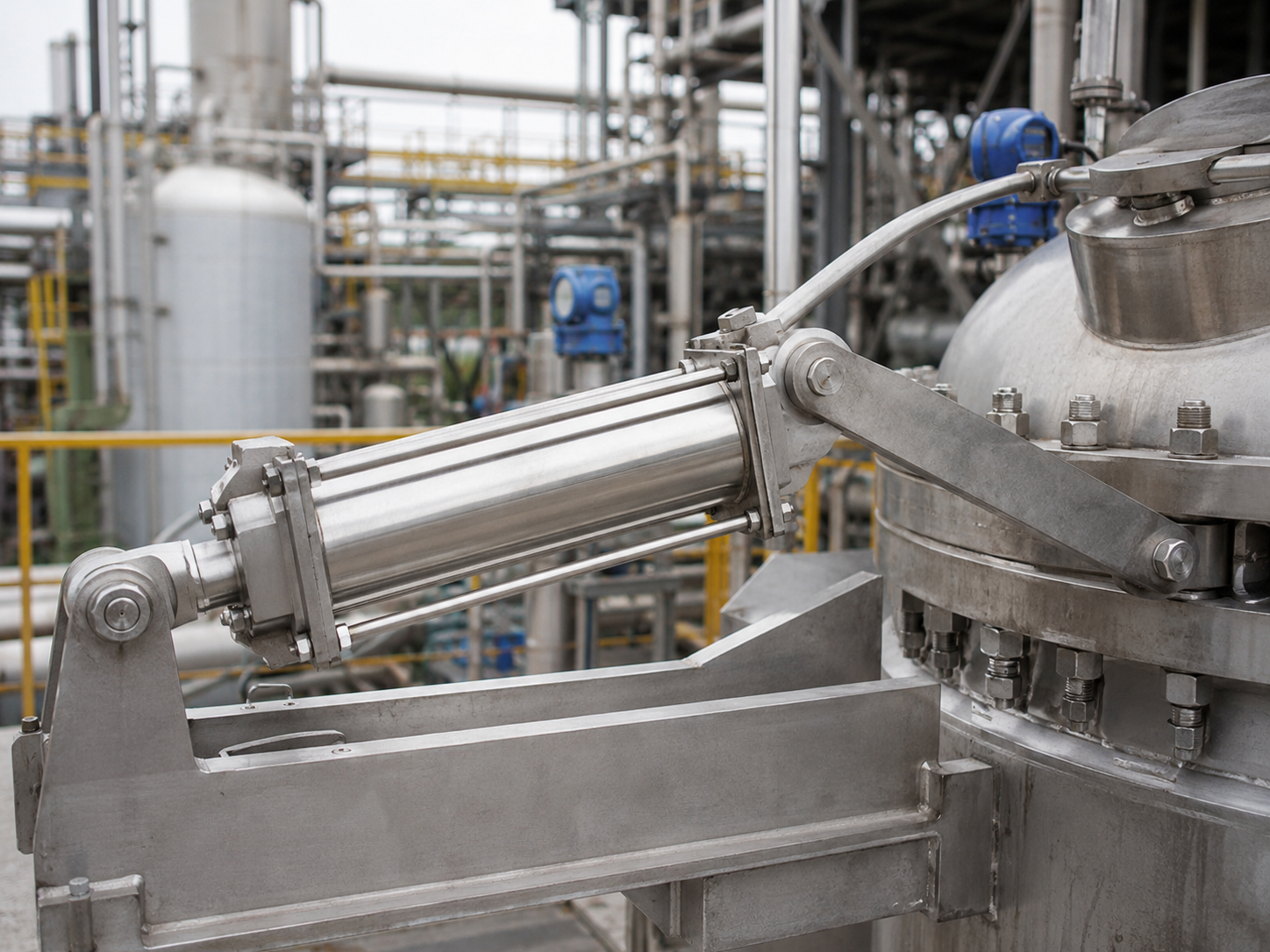 Stainless Steel Hydraulic Cylinder 21 Chemical Processing Equipment Stainless Steel Hydraulic Cylinder